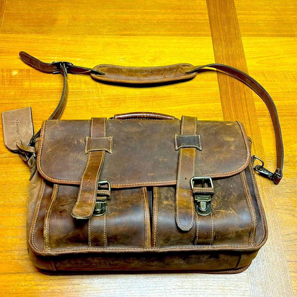 Schlesinger Vintage Leather Briefcase